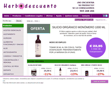 Tablet Screenshot of herbodescuento.com